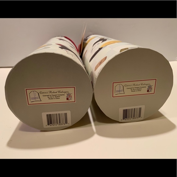 NWT SET OF 2 WINE BOTTLE GIFT CONTAINERS. - Picture 6 of 9